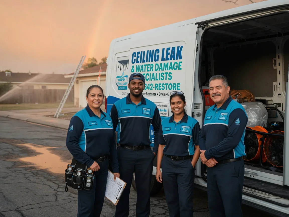 Ceiling Leak Cleanup company in Coral, MI